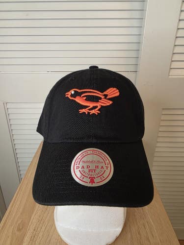 NWS Baltimore Orioles 1954 Bird Mitchell & Ness Dad Hat MLB