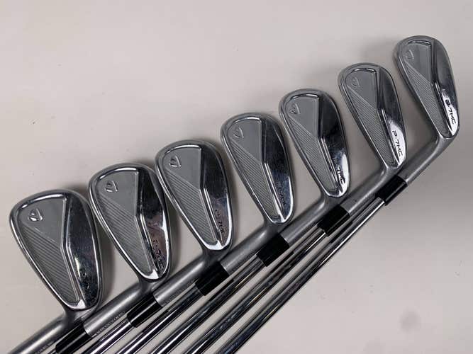 TaylorMade P7MC 2023 Iron Set 4-PW DG S400 Tour Issue Stiff Steel Mens RH