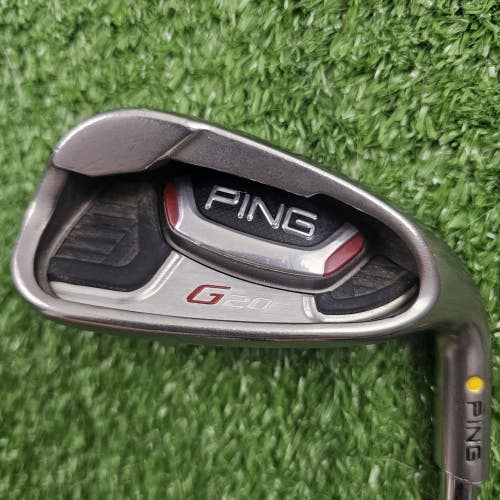 PING G20 Yellow Dot Pitching Wedge PW CFS Regular Flex Steel RH 35.5"
