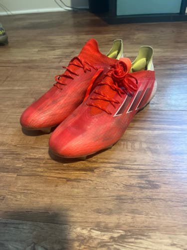 Red Men's Size M 9.0 (W 10.0) Adidas X speedflow.1 Molded Cleats Cleats (New)