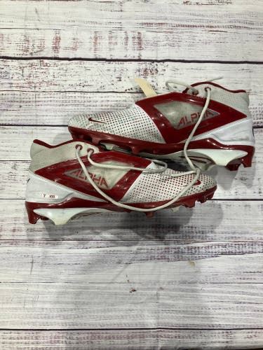 Temple University Nike Alpha Menace Pro 4 Cleats - Size 14 (Used)