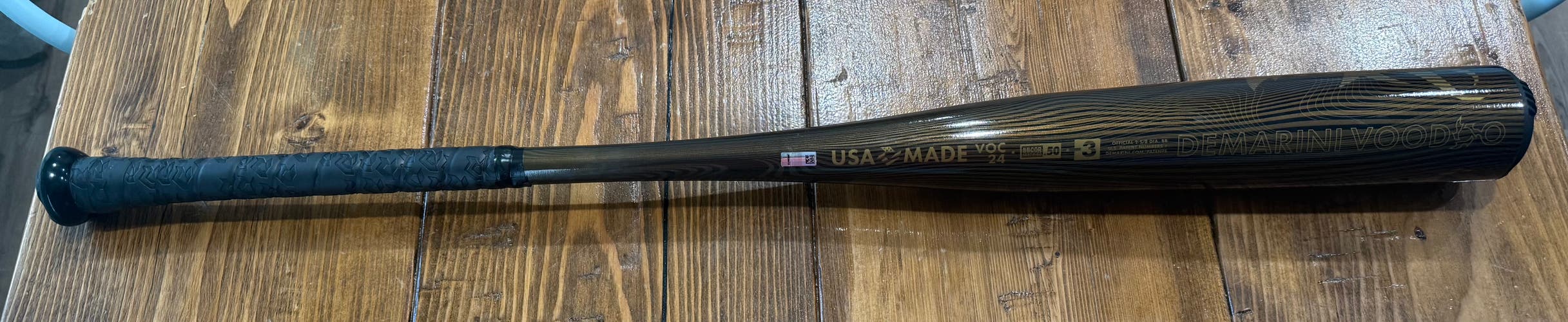 2024 DeMarini Voodoo One Alloy Bat (-3) 30 oz 33" (New)