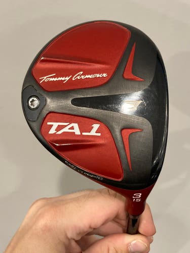 Used Men's Tommy Armour TA1 Right Handed 3 Wood | S Flex | KuroKage 60 Gram Graphite Shaft