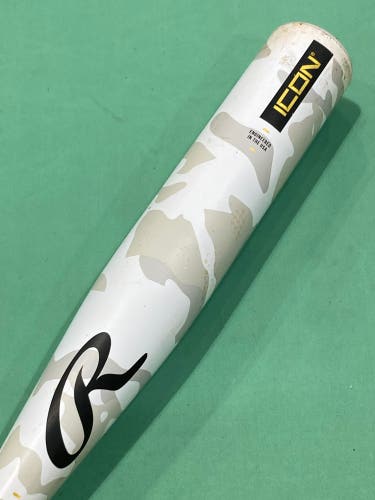 Used USSSA Certified 2025 Rawlings Icon Composite Bat 30" (-8)
