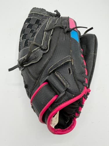 Mizuno Finch RH Softball Glove 11.5" - Black/Pink/Blue