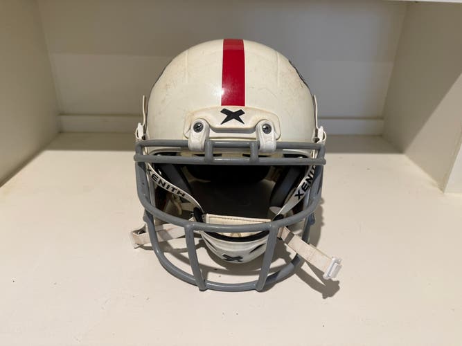 White Youth Medium Xenith X2E+ Helmet (Used) (Read Description)