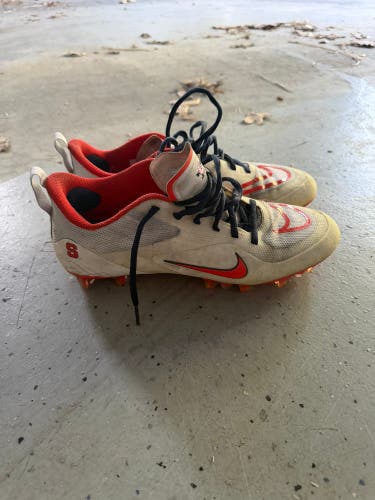 Syracuse lacrosse team issued rare Size M 10.5 (W 11.5) Adult Nike Alpha Huarache 8 Elite
