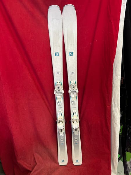 salomon 150 skis Stance 84 with MI12 Bindings 2026 161cm Azure Blue Terrain Rocker 2.0 Salomon QST Max Jr Men's