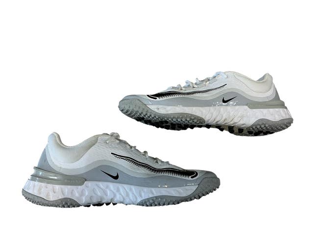 Used Nike RENEW BB/SB Cleats White Senior 9 11873-C000244206