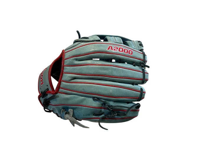 Used Wilson 1750 BB/SB Glove RH Throw Sky Blue 12 1/2" 11873-S000244287