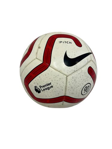 Used Nike PREMIER LEAGUE All Size Soccer Ball Red And White 5 11692-S000151649