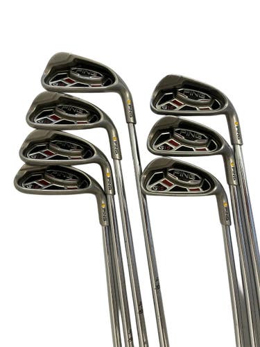 Used Ping G15 YELLOW DOT Mens Iron Set RH 5I-GW/AW 11692-S000151736