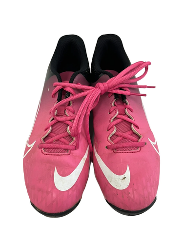 Used Nike HYPERDIAMOND BB/SB Cleats Black And Pink Junior 06 11692-S000149676