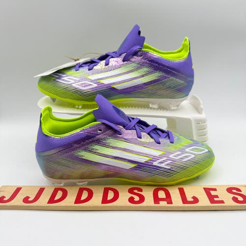 Adidas F50 Elite FG Purple Rush Lucid Lemon JH7714 Soccer Cleats Youth Size 3
New Without Box