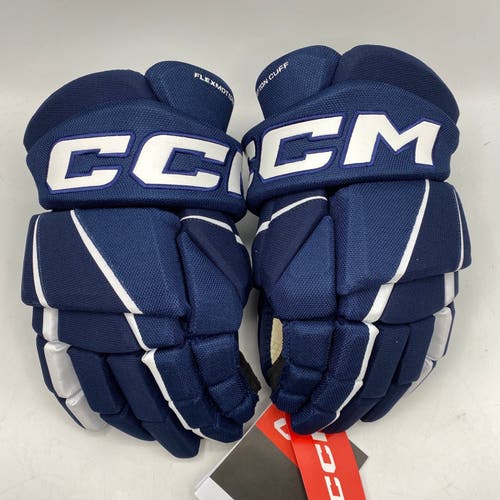 NEW CCM Tacks XF 80 Gloves, Navy/White, 14"