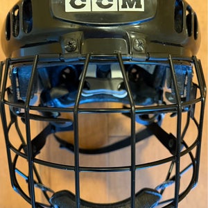 ⁠VINTAGE CCM HT500 Hockey Helmet Large w/ RARE JOFA 480 Cage Combo (Used)