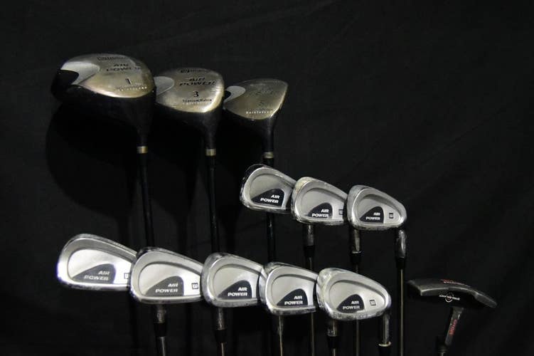 WILSON AIR POWER SET: 3-9,PW IRONS, PUTTER, 1,3,5 WOODS, REGULAR FLEX, RH