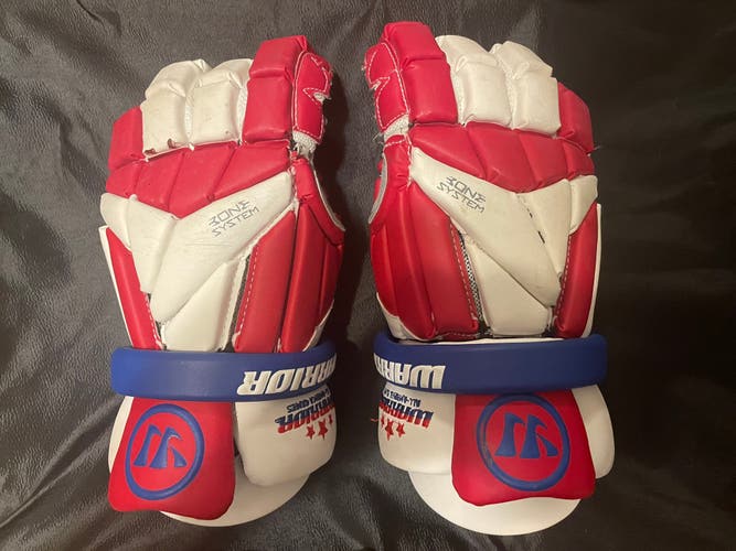 Warrior Evo Lacrosse Gloves Large (Used)