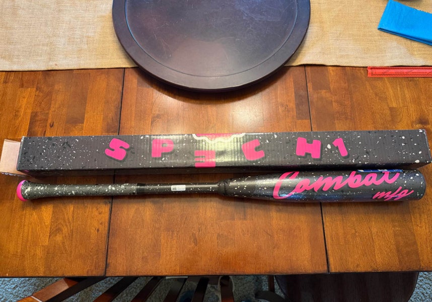 2026 Combat black big Spec H1 Hybrid BBCOR Certified Bat (-3) 30 oz 33" (New)