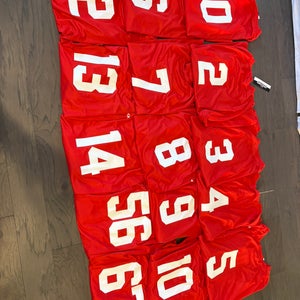Team set of Senior/Adult Hockey jerseys 1 L & 14 XL
