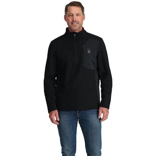 NWT SPYDER CORE ATHLETIC SWEATSHIRT FLEECE WARM MEN SIZE M $130