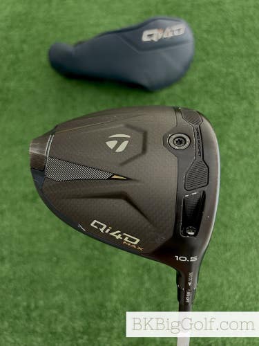 Taylormade Qi 4D Max 10.5 Driver w Headcover / Extra Stiff