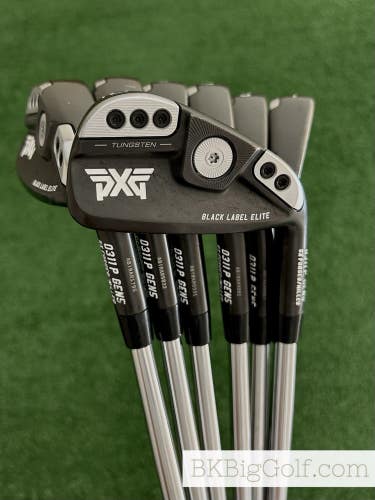 PXG 0311 P GEN5 Black Label Elite Forged Iron Set 4-W / Dynamic Gold 120 Stiff