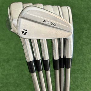 Taylormade P770 25 Forged Iron Set 5-A / SteelFiber fc 90 Regular Graphite +1/2