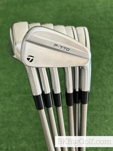 Taylormade P770 25 Forged Iron Set 5-A / SteelFiber fc 90 Regular Graphite +1/2