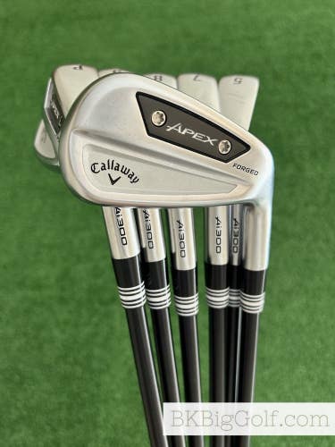 Callaway Apex Ai300 24 Forged Iron Set 5-P / True Temper AMT Black Regular