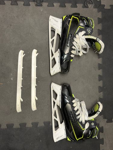 2021 Bauer GSX Hockey Goalie Skates Regular Width 8.5 (Used)
