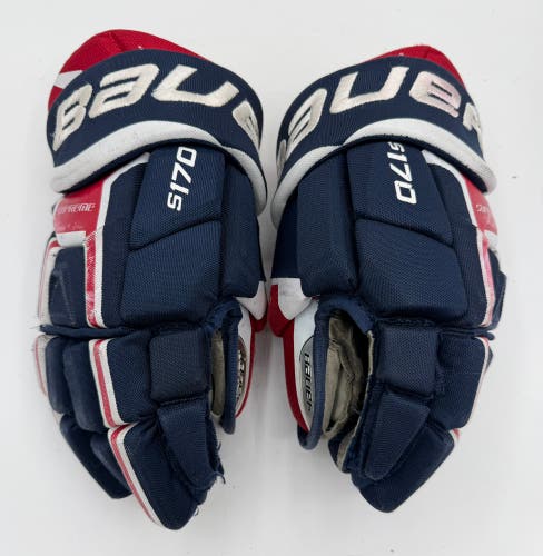 Bauer Supreme S170 Gloves 14" Red White & Blue