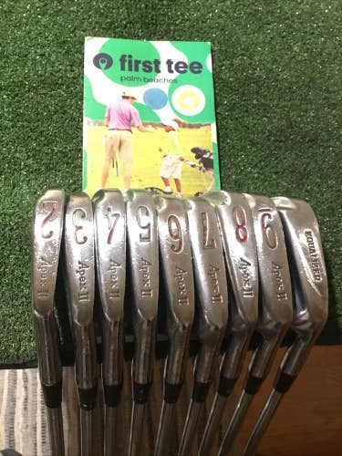 Ben Hogan Apex II Black Cameo Irons Set (2-PW) AMF Apex Steel Shafts (Read)