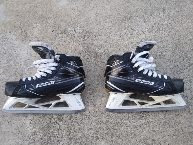Bauer Supreme 1S Hockey Goalie Skates Regular Width Size 5 (Used)