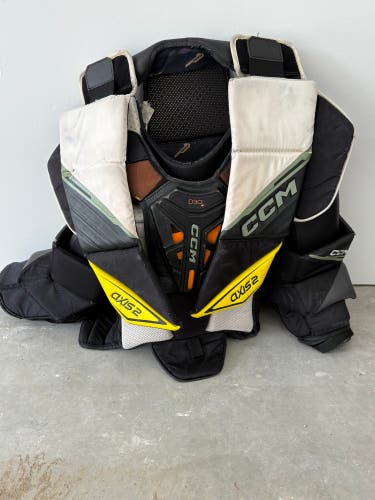 XL CCM Axis 2 Goalie Chest Protector Pro Stock (Used)