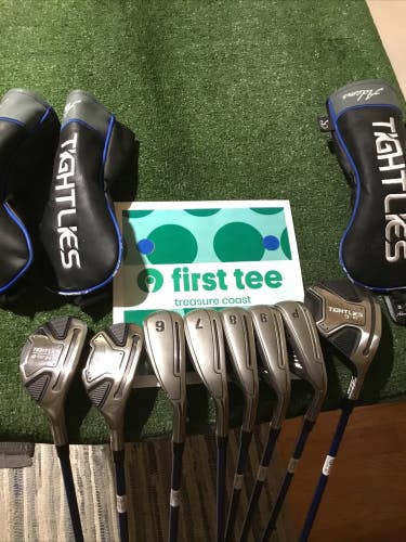 Adams Tight Lies Irons/HY & Wood Set 3W, 4H, 5H, 6-PW Regular 65g Graphite Read