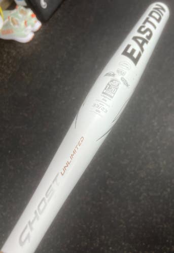 Used Easton GHOST UNLIMITED DB EXT BB/SB Fastpitch Bat 33" 11497-S000159732