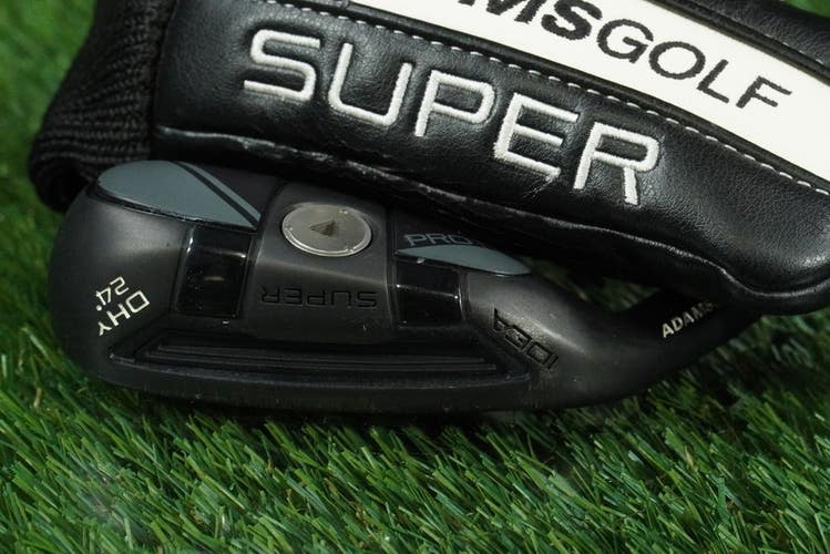 ADAMS IDEA SUPER PROTO 24 4 HYBRID IRON 4H EXTRA X-STIFF FLEX LEFT LH + COVER