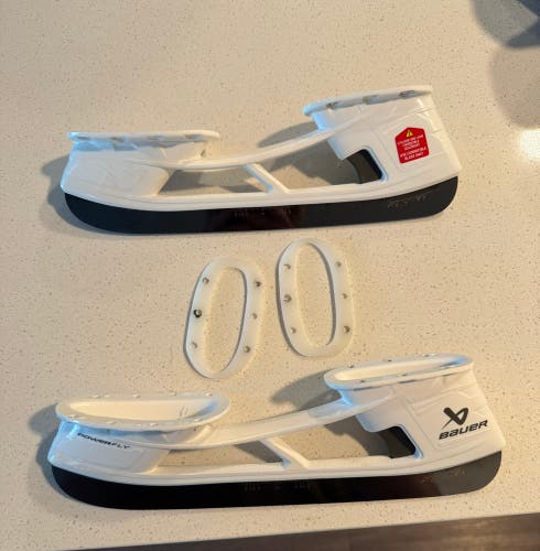 Bauer Fly-Ti steel and holders 263 mm (New)