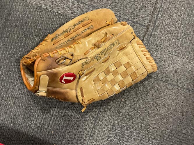 Used Louisville Slugger TOURNAMENT PLAYERS SERIES BB/SB Glove LH Throw Brown 14" 11614-S000240592