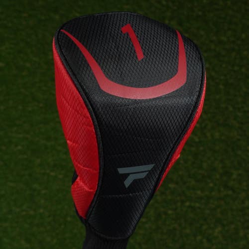 TOP FLITE DRIVER HEADCOVER RED / BLACK ~ LOOK!!