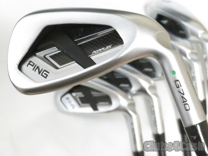 PING G740 Irons Green Dot Alta CB Blue Regular Power Specs 5-P +3/4" TALL