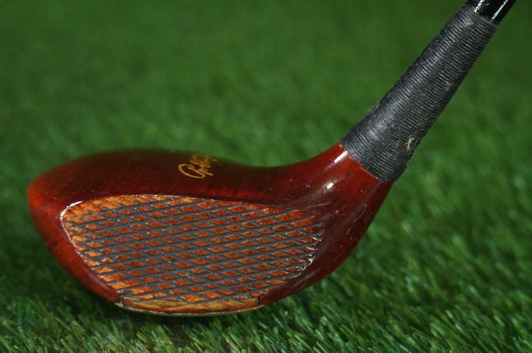 SPALDING KRO-FLITE ROB T JONES PERSIMMON 2 WOOD RH, REFINISHED HEAD ~ VINTAGE!!