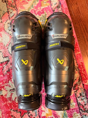 NEW Bauer Supreme Mach Shin Pads, 15"