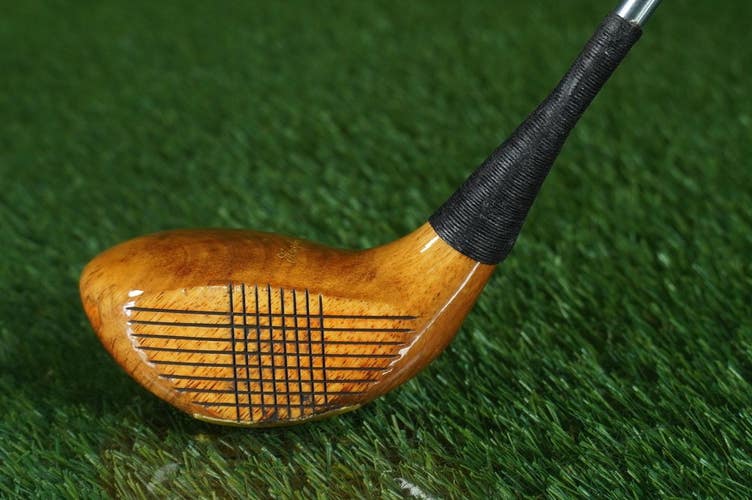 KROYDON MODEL 89 PERSIMMON 3 WOOD FAIRWAY STEEL RH, REFINISHED HEAD ~ VINTAGE!!