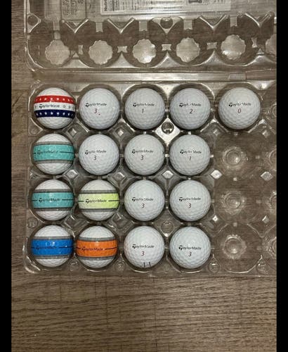17 TaylorMade Tour Response Golf Balls - 5A MINT CONDITION, Some with Stripe