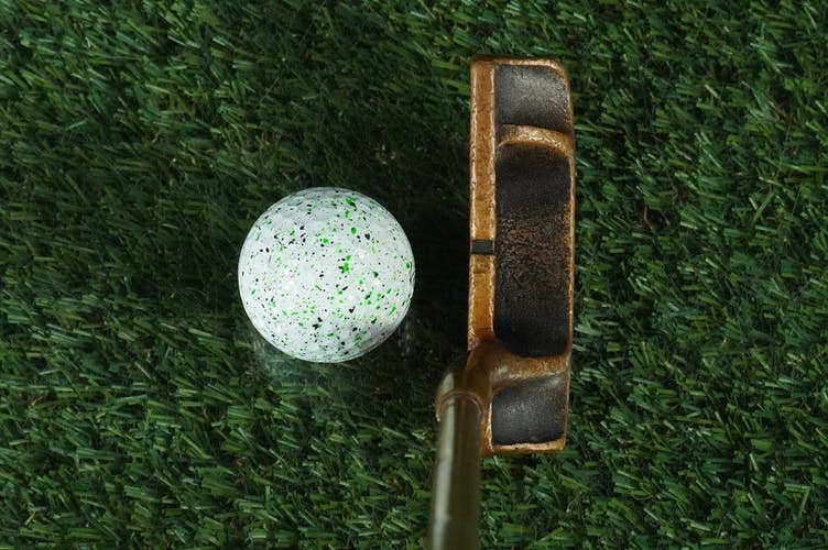 VINTAGE SUPER MAX II BLADE PUTTER 35.5" ROSE GOLD ALUMINUM SHAFT RH ~ LOOK!!