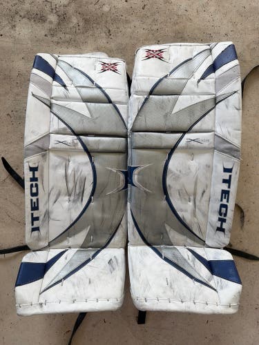 Used Itech X-Wing Goalie Leg Pads 32”
