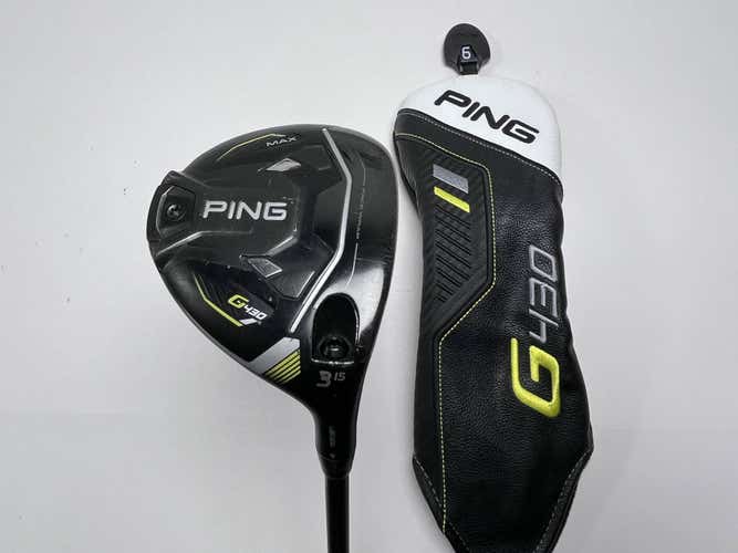 Ping G430 Max 3 Fairway Wood 15* Alta CB 65g Stiff Graphite Mens RH HC