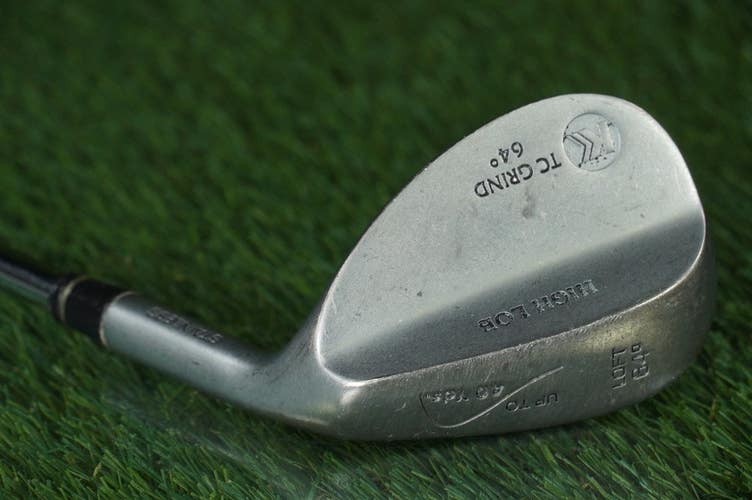 KNIGHT TC GRIND 64 HIGH LOB WEDGE STAINLESS STEEL SHAFT RIGHT HANDED RH ~ LOOK!